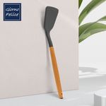 GIORNO FELICE Wood Handle Silicone Kitchen Utensils Heat-Resistant Beechwood Spatula GF-SST Non-Stick Scratch-Free
